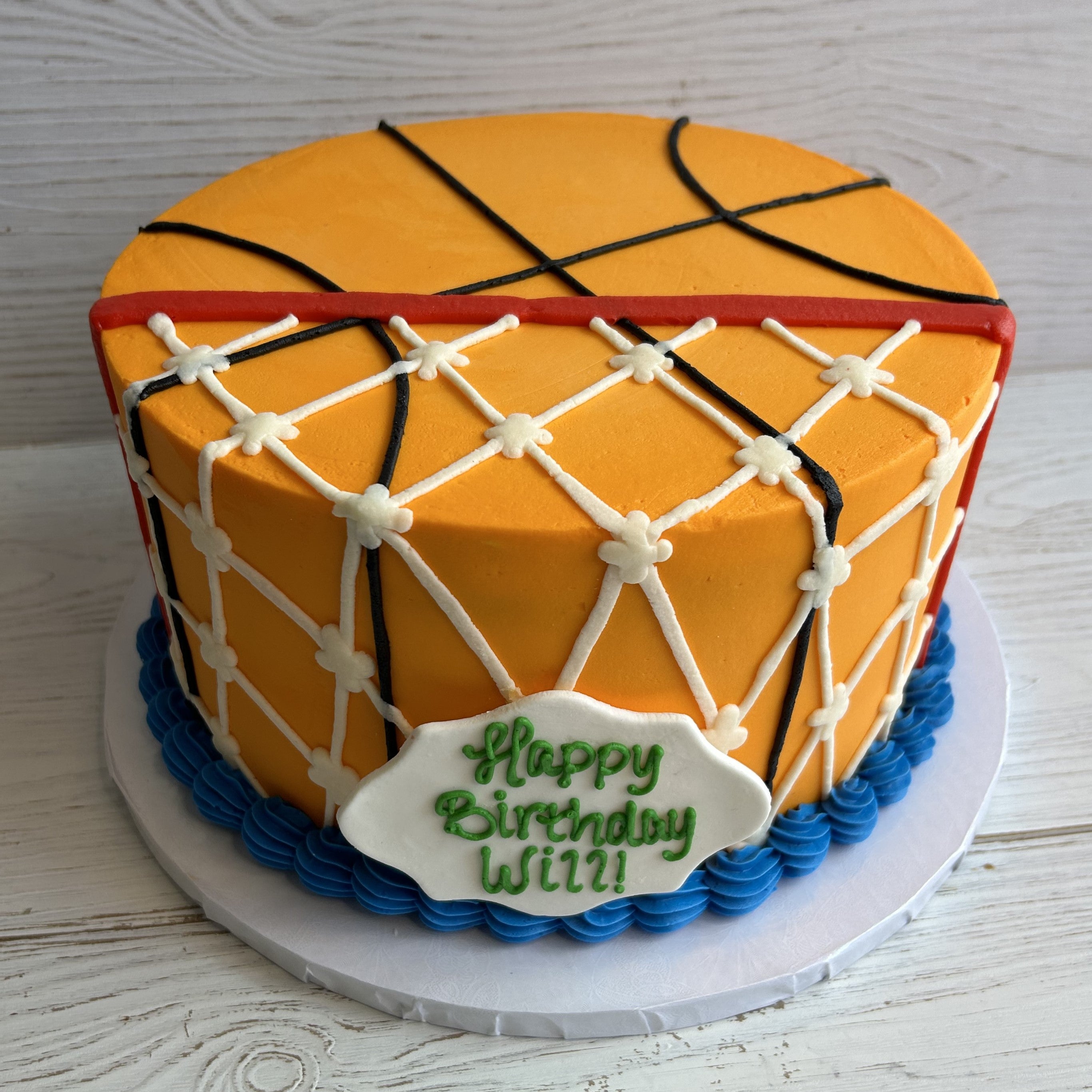 Basketball Net Cake