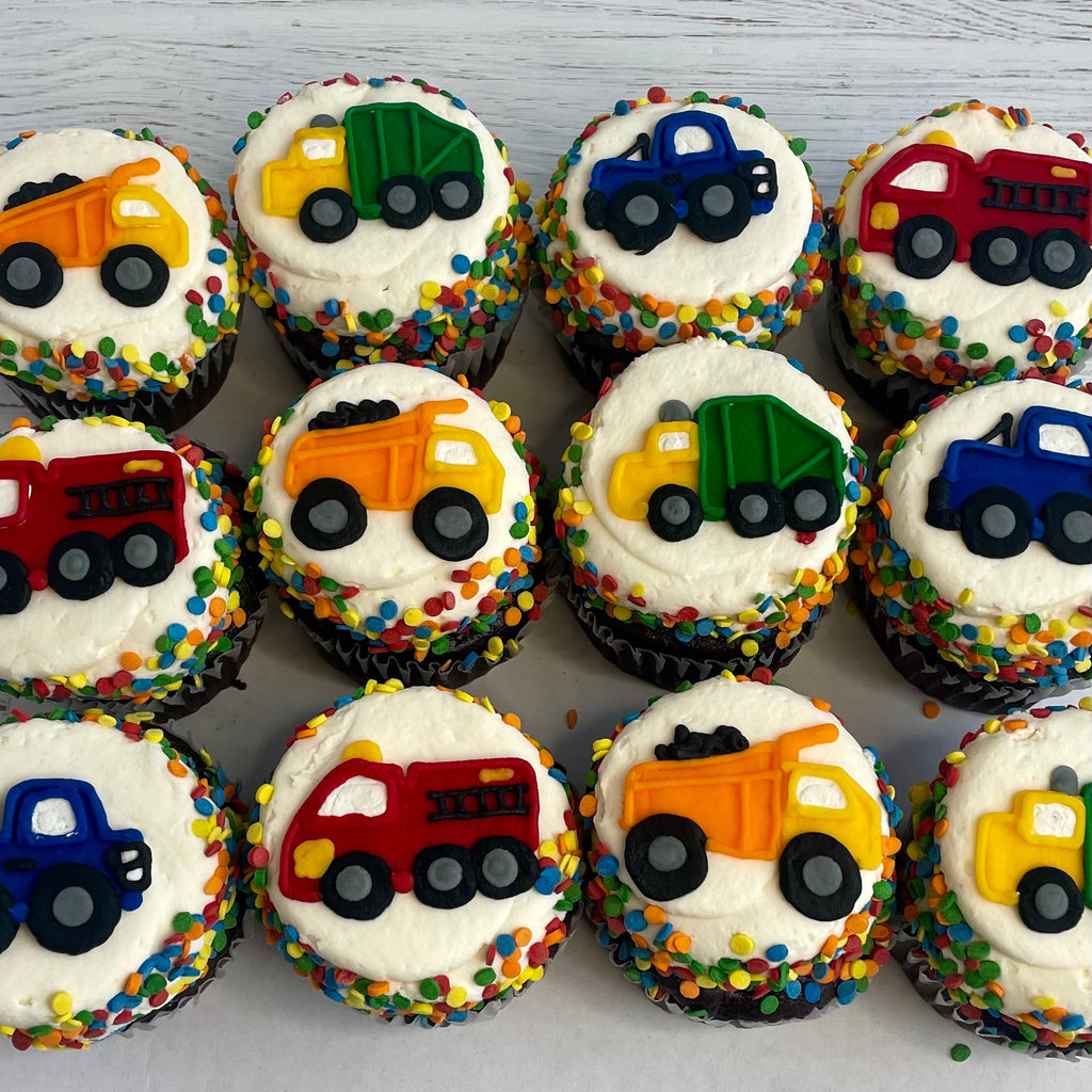 Cars and Trucks Cupcakes