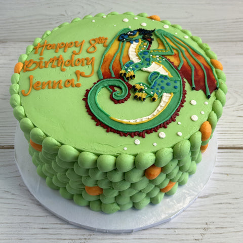 Cool Dragon Cake with Scales