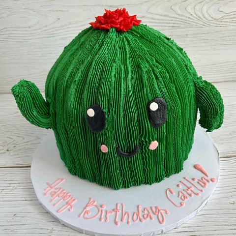 Cactus-Themed Cake