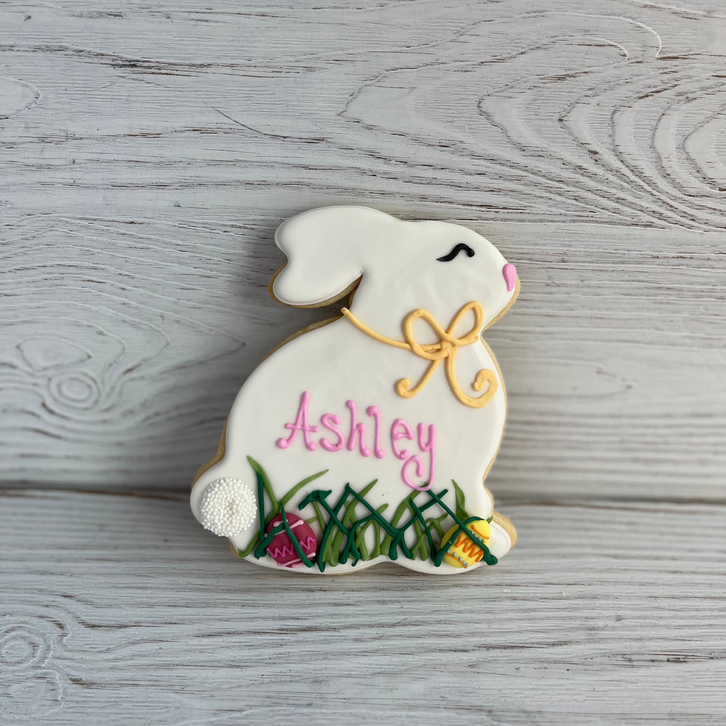 Easter Bunny Placecard Cookies