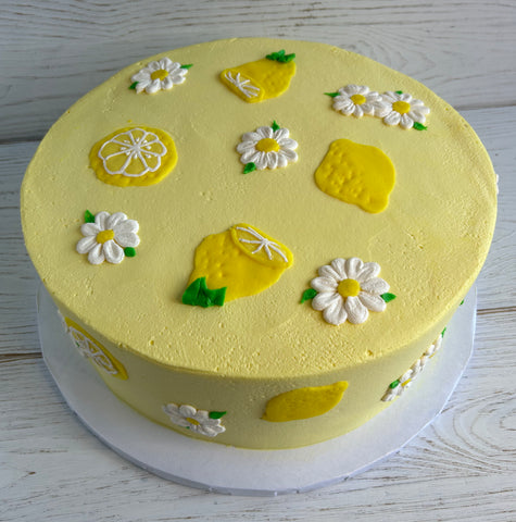 Lemon and Daisies Cake