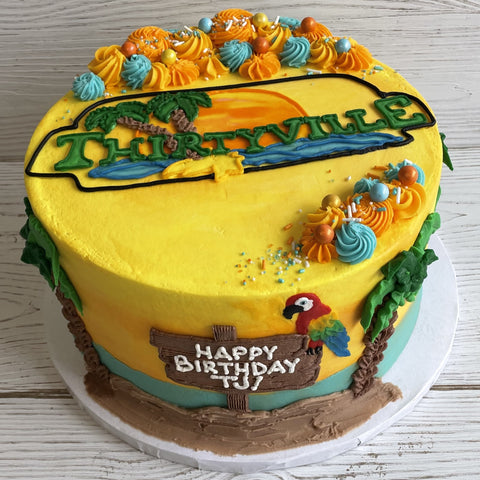 Margaritaville Birthday Cake