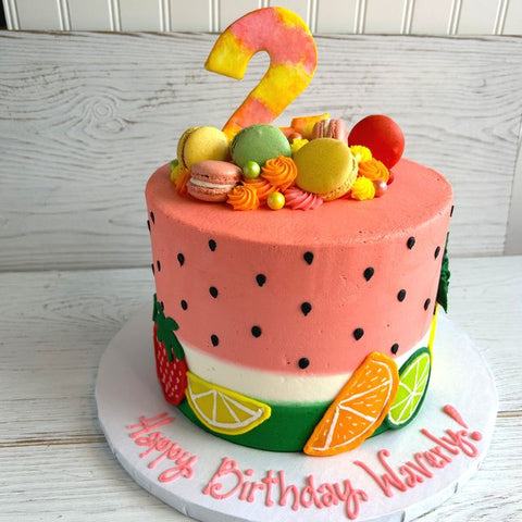 Tutti Frutti Birthday Cake