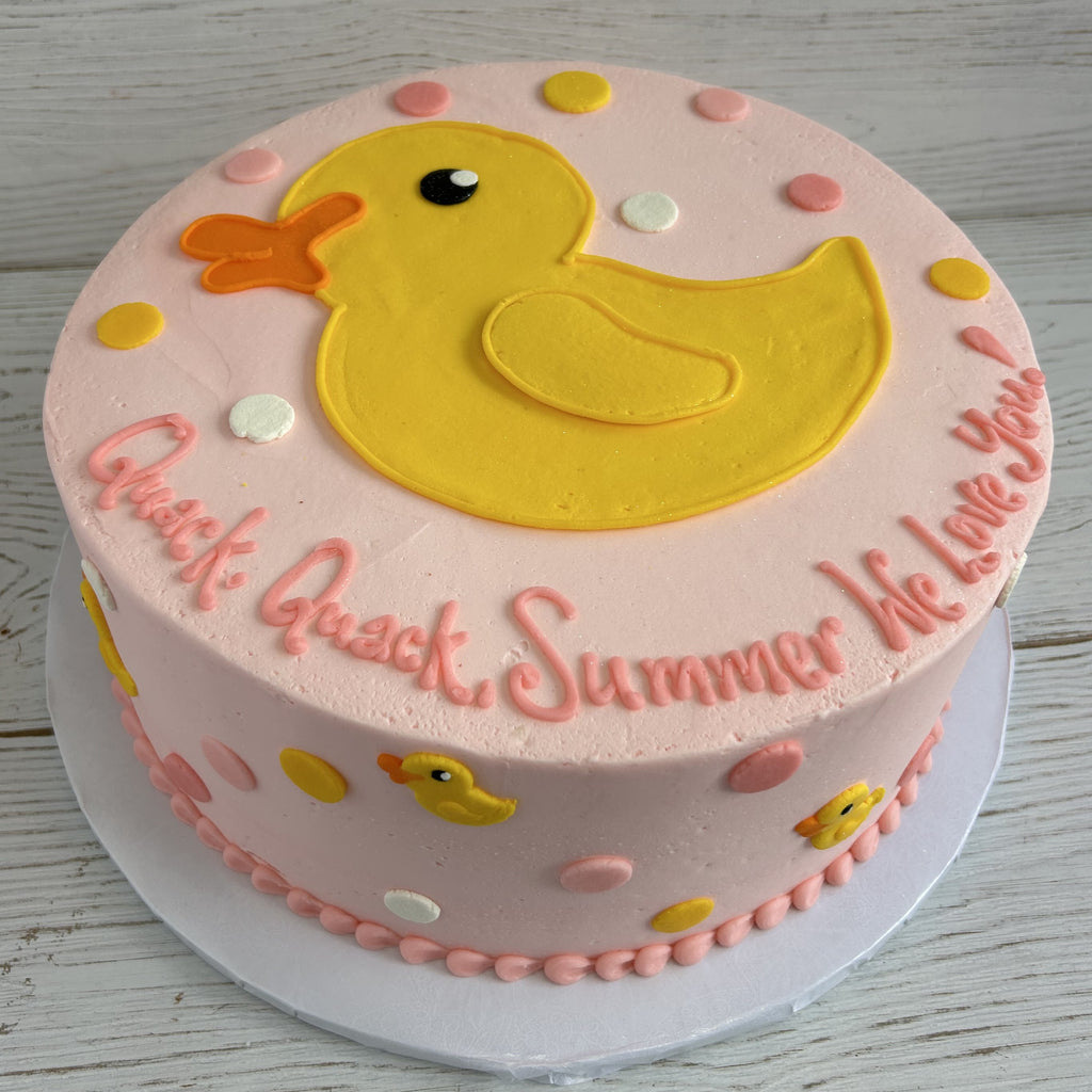 Cute Rubber Ducky Cake