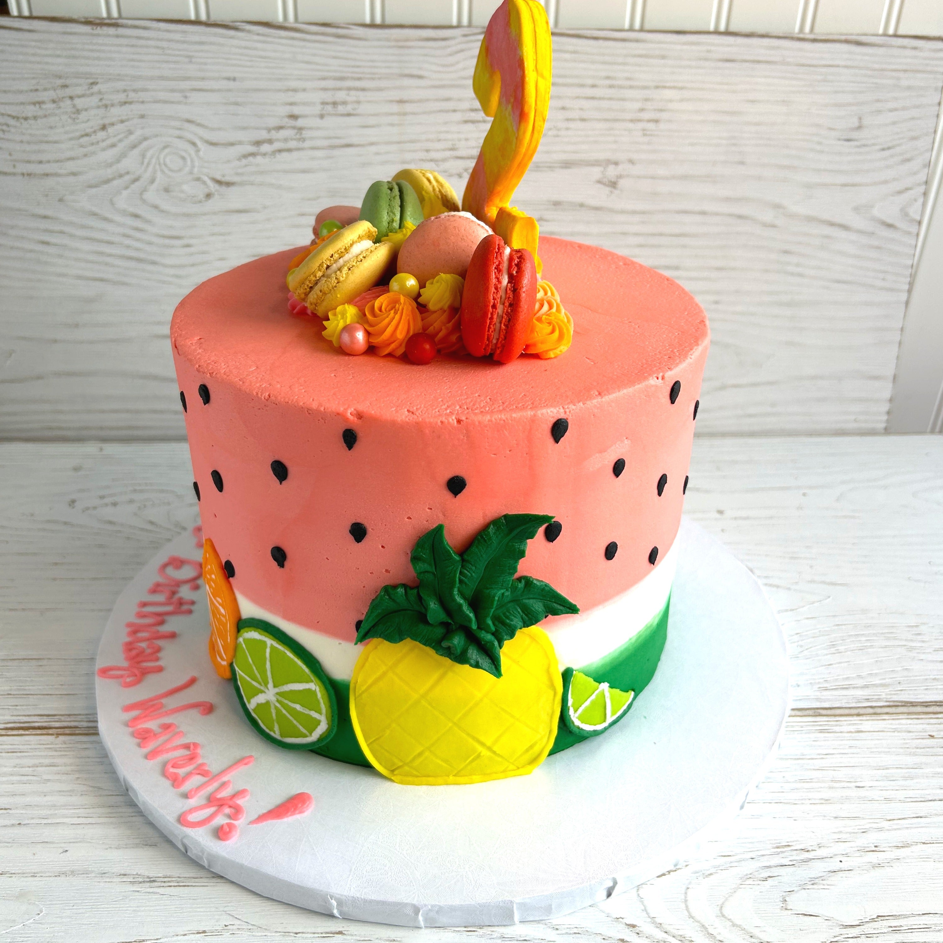 Tutti Frutti Birthday Cake