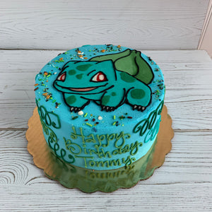Pokemon Bulbasaur - Decorated Cake by SugarLoafTreats - CakesDecor