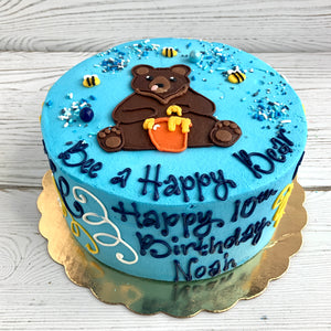 Happy Bear with Honey Cake