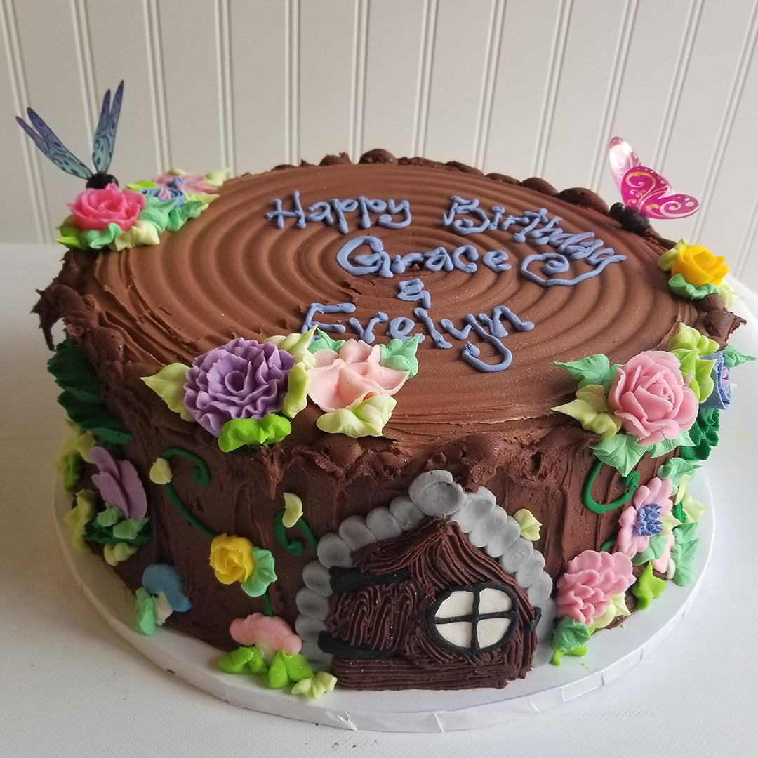 Personalised Fairy garden cake topper set for birthday cake decorations. |  eBay