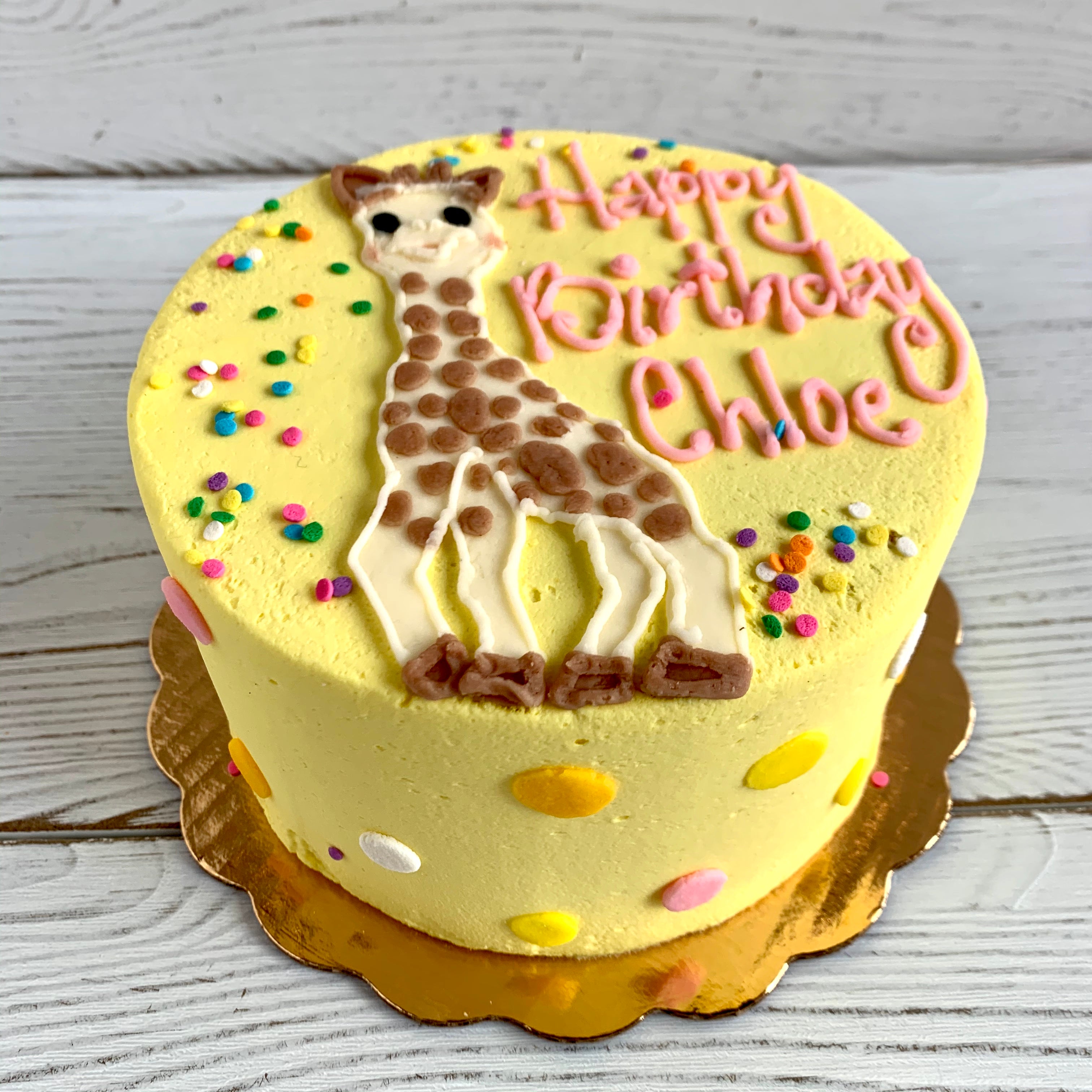 Large Circus Giraffe Cake Topper - Etsy