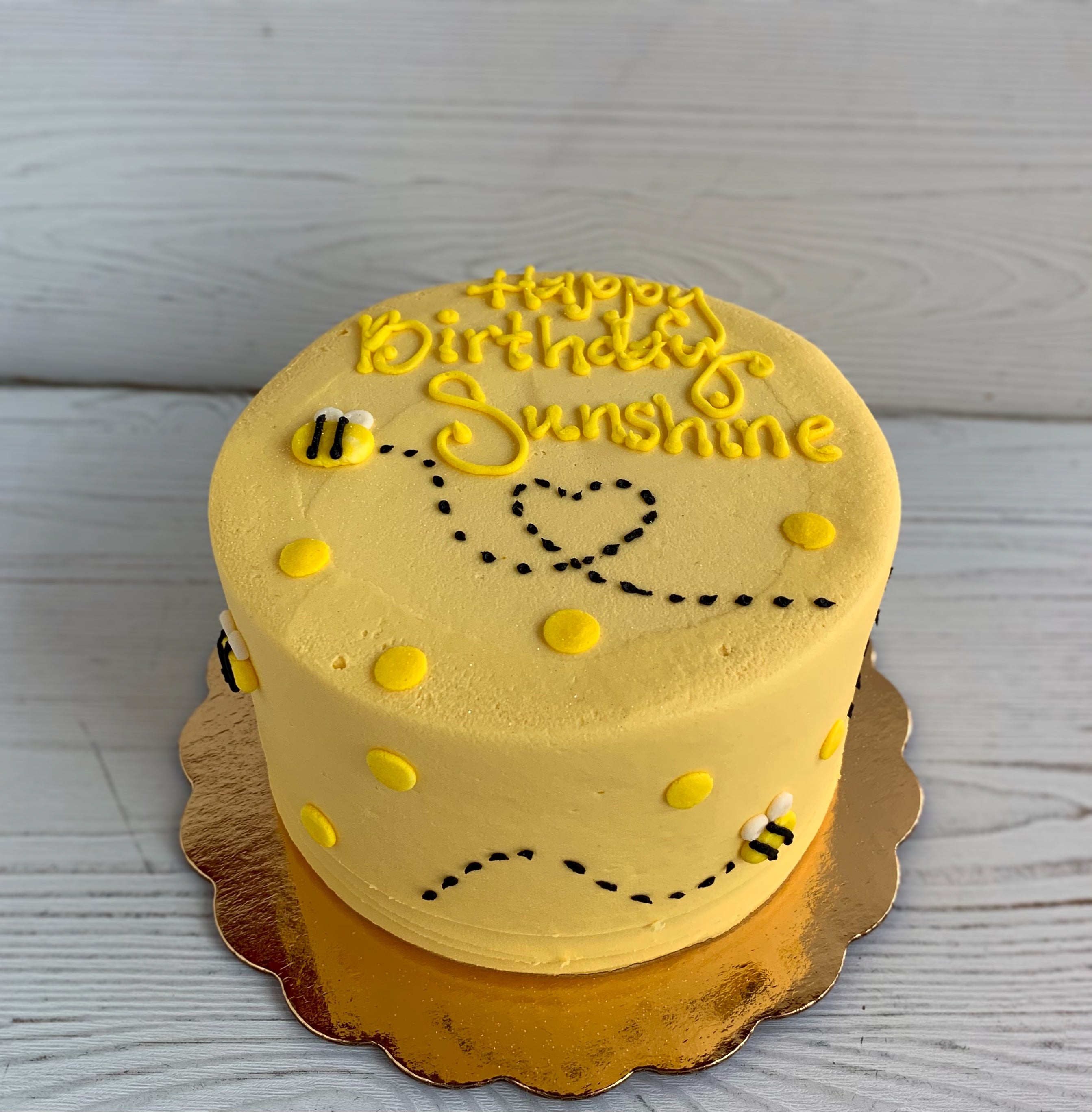 Amazon.com: Sunflower Happy Birthday Cake Topper Gold Glitter Summer Theme  Kids Boy Girl Birthday Party Supplies Decor : Grocery & Gourmet Food