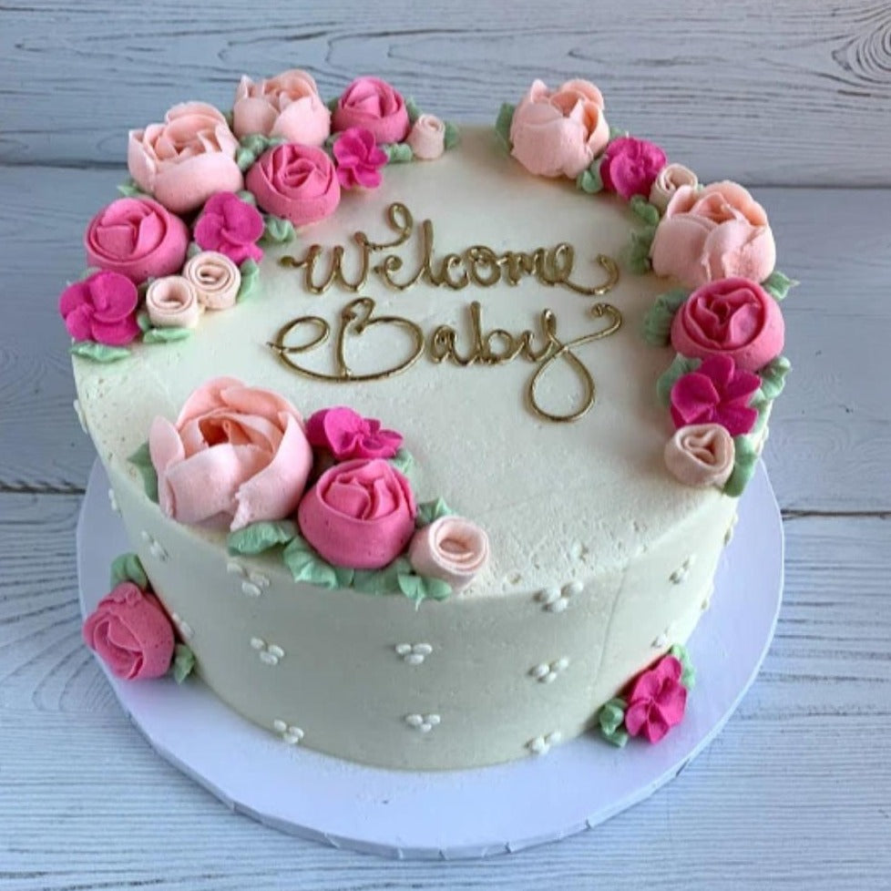 Welcome Baby Cake Topper – Fabi Design Studio